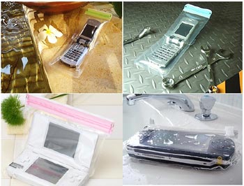 Aquatalk, gadgets envasados al vacío