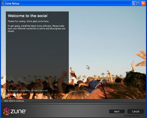 La instalación del Zune, paso a paso Foto La instalación del Zune, paso a paso