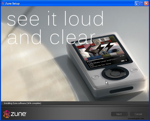 La instalación del Zune, paso a paso Foto La instalación del Zune, paso a paso