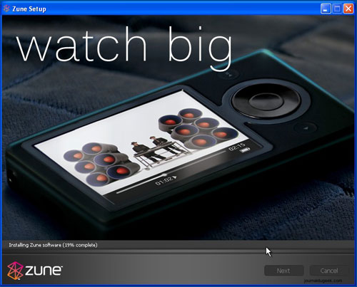 La instalación del Zune, paso a paso Foto La instalación del Zune, paso a paso