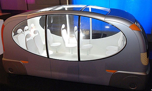 Prototipo de autobús eléctrico y sin conductor a bordo