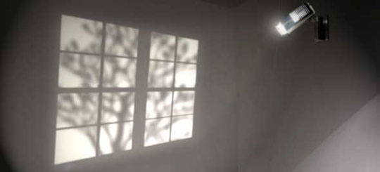Ventanas proyectadas como si fueran sombras chinas