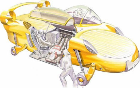 X Hawk, el coche helicóptero podría ser una realidad en el 2009