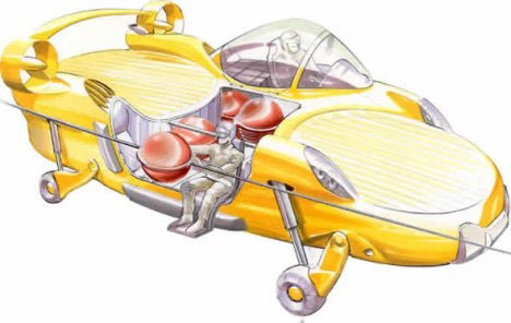 X Hawk, el coche helicóptero podría ser una realidad en el 2009
