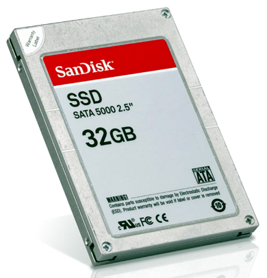 SanDisk lanza un disco SSD de 32GB