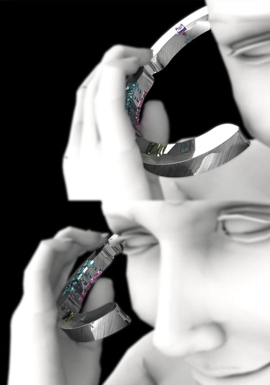 Brazalete móvil diseñado por Tao Ma