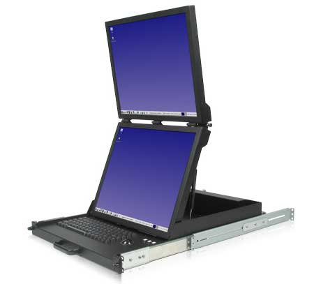 Monitor LCD Dual vertical de NLS