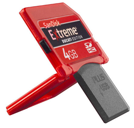 SanDisk Extreme Ducati Edition Foto SanDisk Extreme Ducati Edition