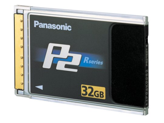 Panasonic P2 de hasta 32Gb Foto Panasonic P2 de hasta 32Gb