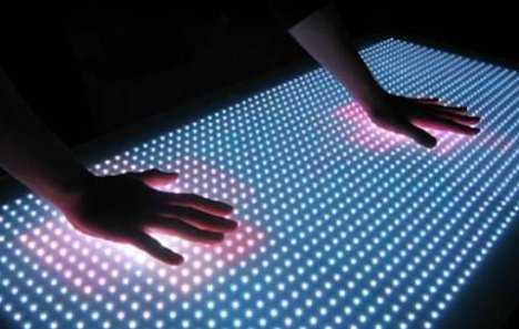 Mesa RGBY LED, copia el color de los objetos