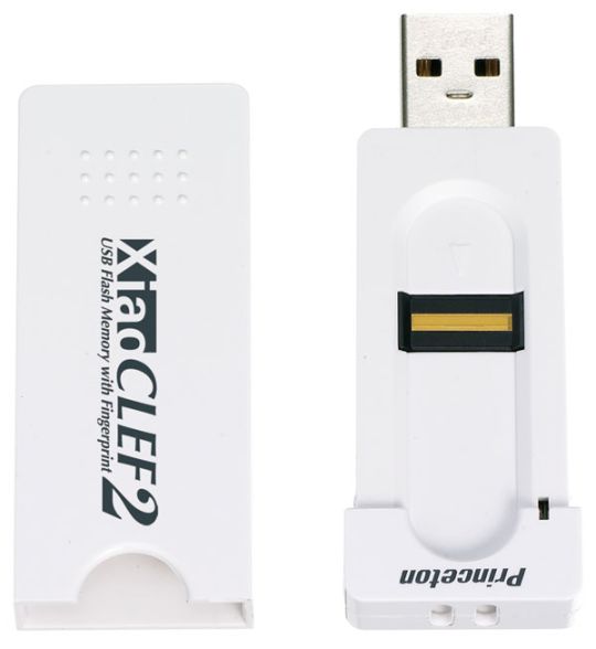 Princeton Xiao Clef2, pendrive USB con lector de huellas dactilares