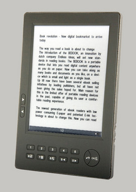 BeBook, libros electrónicos y algo de música Foto BeBook, libros electrónicos y algo de música