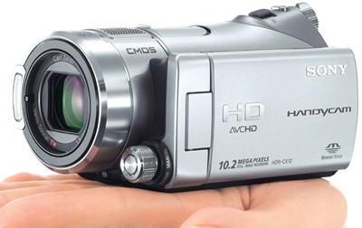 Videocámara Sony HDR CX12, con detección de sonrisas