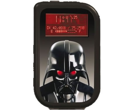Darth Vader en tu reproductor MP3 Foto Darth Vader en tu reproductor MP3