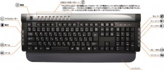 Teclado USB con nuevo puertos USB integrados