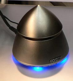 Fostex presenta un prototipo de altavoz sin diafragma