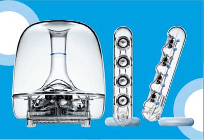 Soundstick II, sistema de altavoces transparente JBL Foto Soundstick II, sistema de altavoces transparente JBL