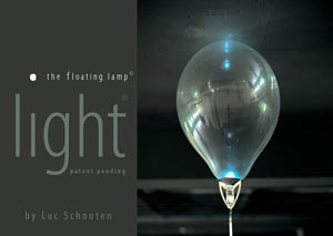 Globos de luz con helio, alimentados con LED