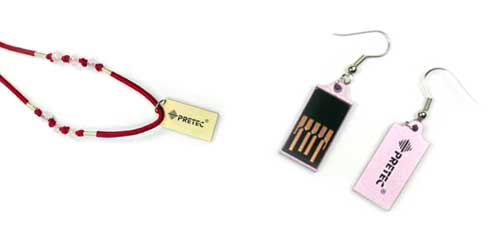 Pretec viste de gala con llaves USB de 1GB de capacidad