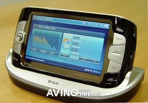 Tvus, nuevo PMP con TV digital, WiBro, GPS y PVR